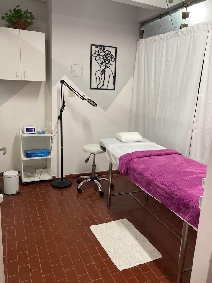 Sala de tratamientos de Glamz Centro de Estética
